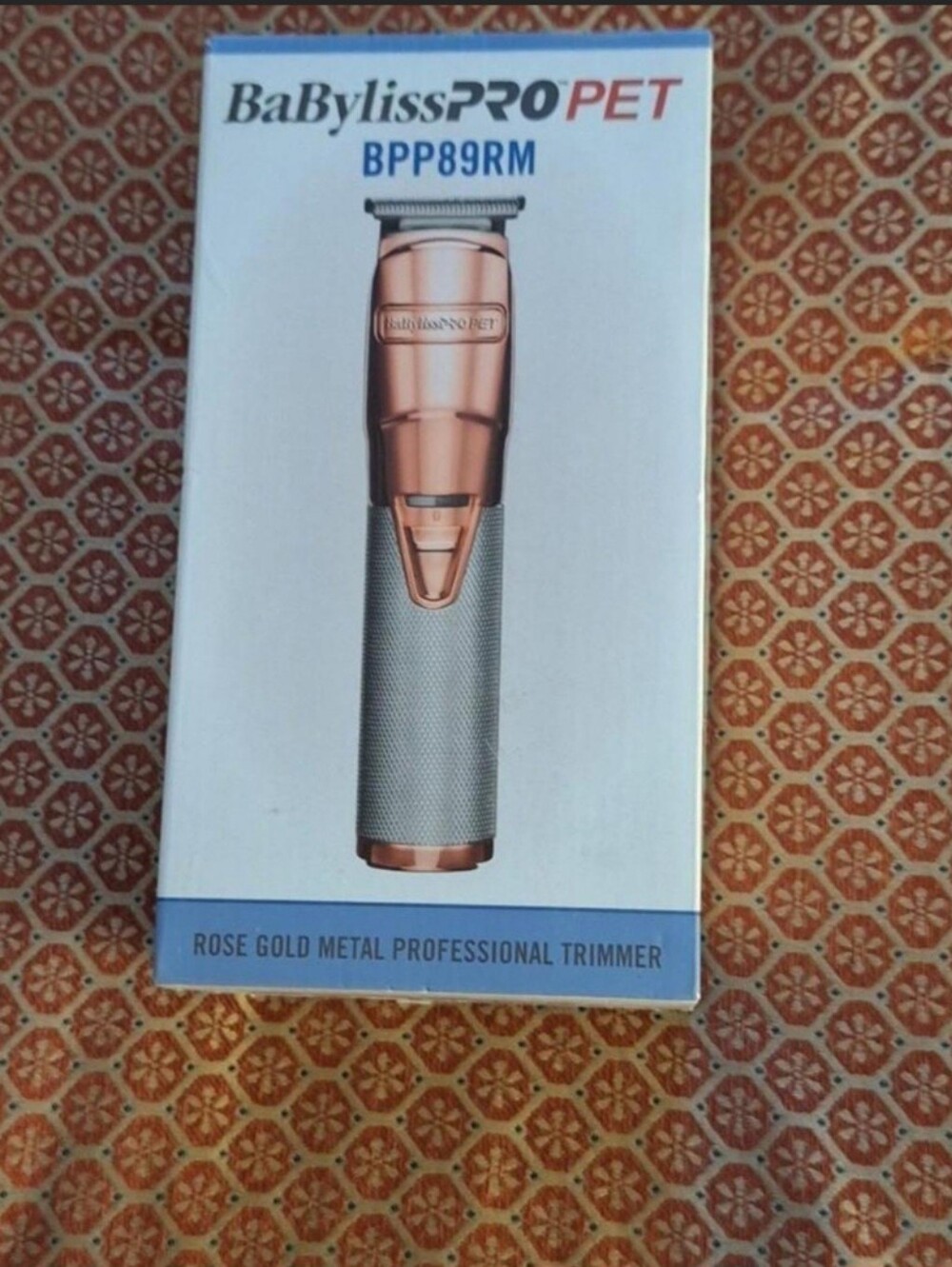BaByliss Rose Gold and Silver Professional Trimmer